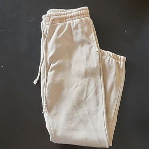 PacSun beige/tan joggers men's size small.